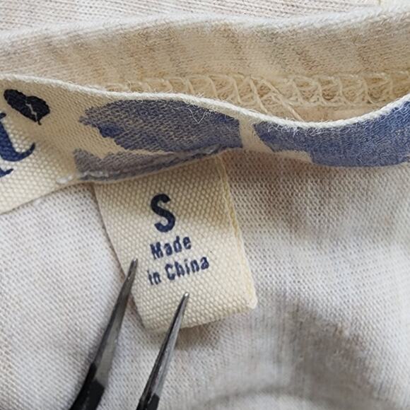 JOLT Top Womens S Cream Floral Crochet Embroidered Trim Sleeveless Halter Tank - Picture 7 of 12